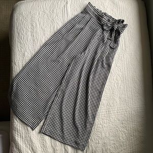 Zara Trufaluc Gingham Culottes